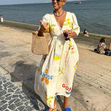 ANNI – Vestido de verão com estampado