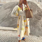 ANNI – Vestido de verão com estampado