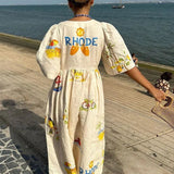 ANNI – Vestido de verão com estampado