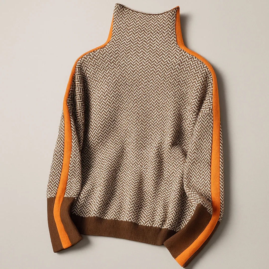 Elin High-Neck Sweater
