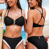 In on the Secret Black Bikini Set