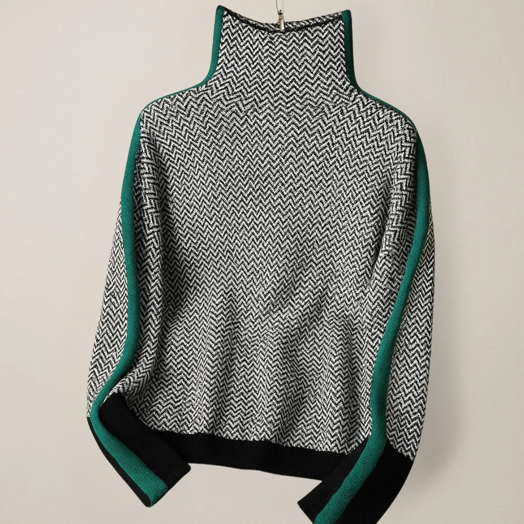 Elin High-Neck Sweater