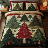 Conjunto de Roupa de Cama Acolchoada de 3 Peças Floresta da alegria