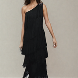 Laura | Vestido longo com franjas