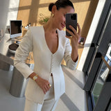 Aurélia™ | Blazer feminino elegante de alfaiataria