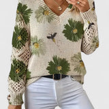 Aurélie | Suéter elegante com estampa floral