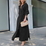 Jeanette™ | Vestido longo elegante com decote em V