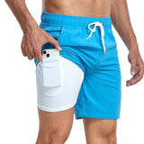 Calções de banho com bolsos
