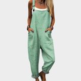 Moda Lusitana - Macacão Estampado Confortável