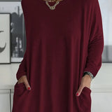 Victoria – Blusa longa feminina com elegância descontraída