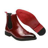 Botas Chelsea em pele Premium
