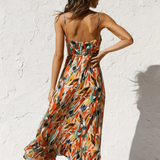 Chiara | Vestido midi colorido