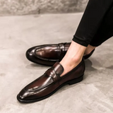 Mocassins de couro chiques