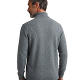 Elegante camisola de gola alta em caxemira