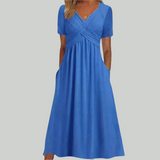 Rosella™ - Vestido elegante e lisonjeiro