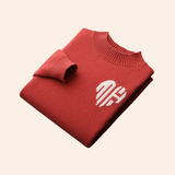 Camisola de caxemira com coração Bora Bora