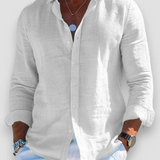 Moda Lusitana - Camisa Casual de Algodão