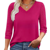 Moda Lusitana - Blusa com Renda na Manga