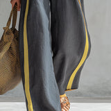 Moda Lusitana - Conjunto Elegante de Algodão e Linho