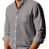 Camisa de linho elegante