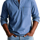 Lenoir™ | Camisa vintage de manga comprida