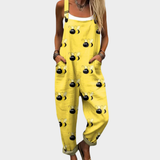 Moda Lusitana - Macacão Estampado Confortável