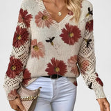 Aurélie | Suéter elegante com estampa floral