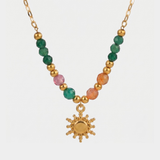 Colar Sol Dourado