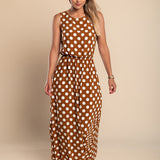 Hannah™ | Vestido longo de bolinhas da Lina