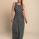 Hannah™ | Vestido longo de bolinhas da Lina