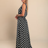 Hannah™ | Vestido longo de bolinhas da Lina