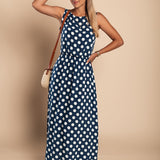 Hannah™ | Vestido longo de bolinhas da Lina