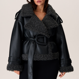 Elvira | Casaco de Shearling com Cinto