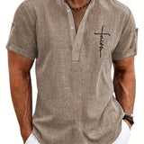Moda Lusitana - Camisa Elegante com Colarinho Moderno