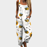Moda Lusitana - Macacão Estampado Confortável