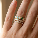 Conjunto de Anéis Ouro Nobre