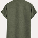 Moda Lusitana - Camisa Elegante com Colarinho Moderno