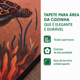 Tapete de Cozinha Cena Natural