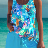 Moda Lusitana - Conjunto de Tankini Elegante