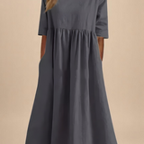Minea - Vestido de algodão arejado