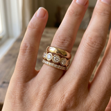 Conjunto de Anéis Brilho Intemporal