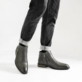 Botas Chelsea em pele
