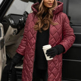 Vera Quilted Hooded Coat
