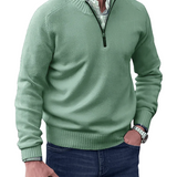 Camisola casual com fecho