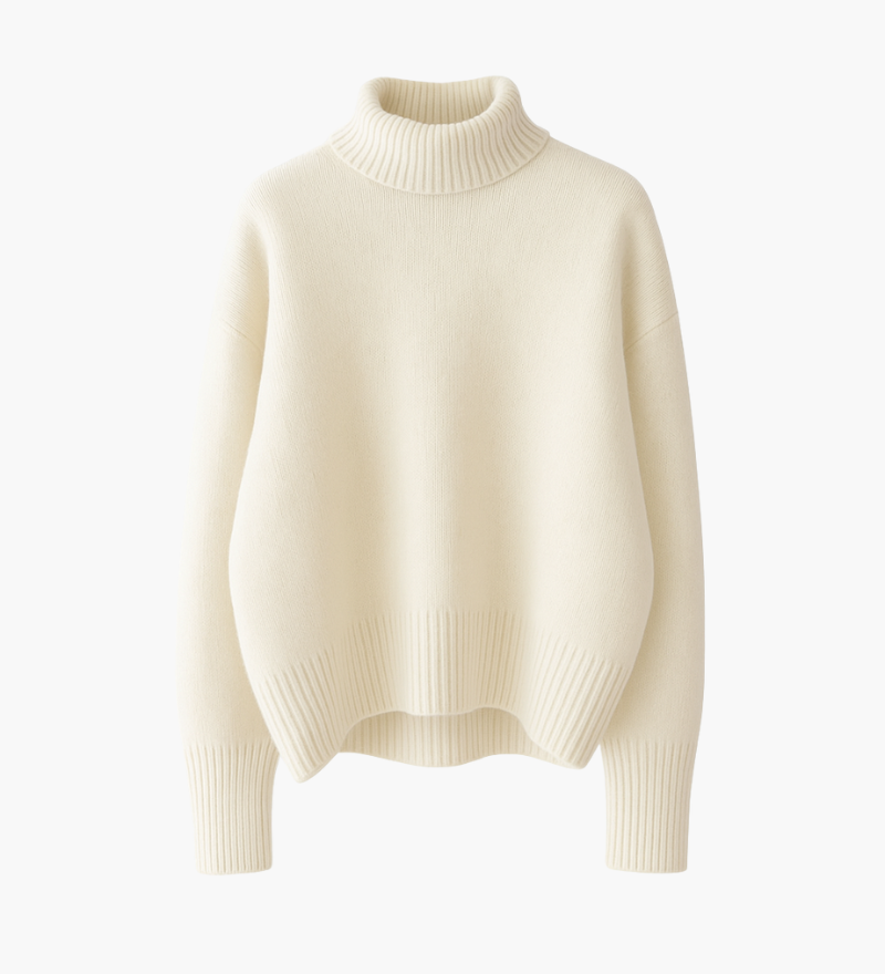 Soft High-Neck Sweater