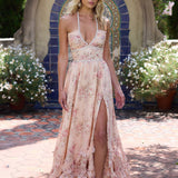 Serena™ | Vestido Pêssego Rug