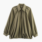 Chic Glossy Blouse