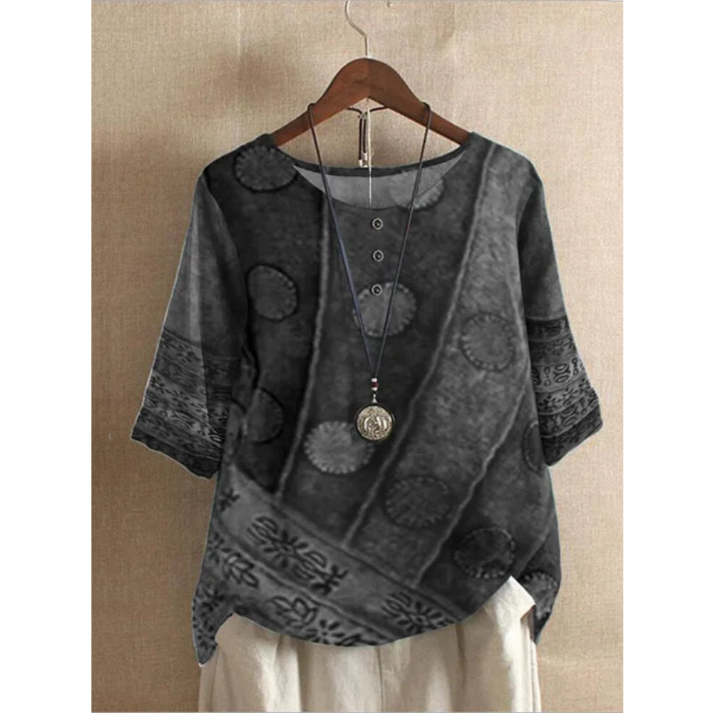 Valarie - Blusa Boêmia Colorida