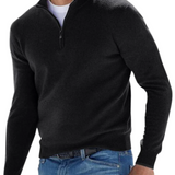 Camisola com fecho de correr elegante