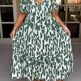Felicia™ | Vestido arejado com decote em V